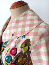 Load image into Gallery viewer, 1950s - MONTI, Italy - Adorable Novelty Cotton Dress - W24.5 (62cm)

