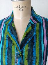 Load image into Gallery viewer, 1950s 1960s - DIAMOND, Italia - 2pc Blouse Short Cotton Set - Sz 48
