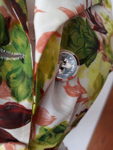 Load image into Gallery viewer, 1950s 1960s - FRANCE - Exquisite Roseprint Satin Dress - W28.5 (72cm)
