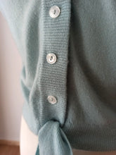 Load image into Gallery viewer, 1950s - DALTON, USA - Turquoise Cashmere Cardigan

