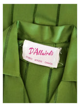 Load image into Gallery viewer, 1950s - D'ALLAIRD'S, Canada - Glorious Moss Green Dress - W27 (68cm)
