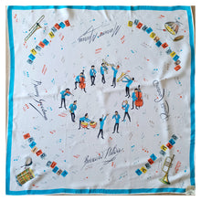Charger l'image dans la galerie, 1950s - BONET NINOT, Barcelona - Deadstock Novelty Jazz Hanckerchief

