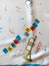 Charger l'image dans la galerie, 1950s - BONET NINOT, Barcelona - Deadstock Novelty Jazz Hanckerchief

