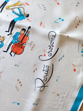 Charger l'image dans la galerie, 1950s - BONET NINOT, Barcelona - Deadstock Novelty Jazz Hanckerchief
