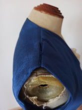 Charger l'image dans la galerie, 1940s 1950s - Stunning Royal Blue Cotton Dress - W27 (68cm)
