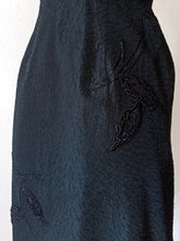 Charger l'image dans la galerie, 1940s 1950s - Outstanding Couture Trimmings Cocktail Dress - W28.5 (72cm)
