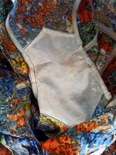 Cargar imagen en el visor de la galería, 1950s - CIOTAT, France - Stunning Pleated Swimsuit - Sz 46
