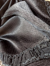 Load image into Gallery viewer, 1940s - Gorgeous Black Rayon Crepe Dress - W28.5 (72cm)
