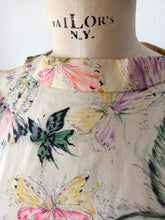 Load image into Gallery viewer, 1940s 1950s - Spectacular Butterflies Novelty Dress - W30 (76cm)
