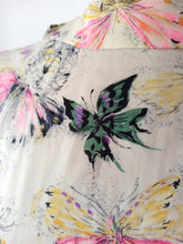 Load image into Gallery viewer, 1940s 1950s - Spectacular Butterflies Novelty Dress - W30 (76cm)
