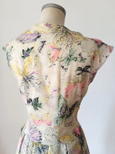 Load image into Gallery viewer, 1940s 1950s - Spectacular Butterflies Novelty Dress - W30 (76cm)
