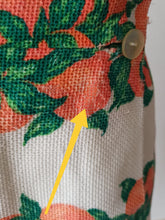 Load image into Gallery viewer, 1950s - Stunning Oranges Textured Cotton Dress - W27.5 (70cm)
