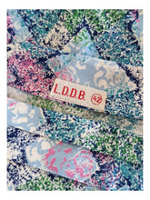 Cargar imagen en el visor de la galería, 1940s - L.D.D.B - Precious Mosaic Print Cotton Dress - W30 (76cm)
