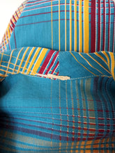 Cargar imagen en el visor de la galería, 1940s - Gorgeous Petrol Blue Cotton Dress - W34 (86cm)
