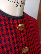 Load image into Gallery viewer, 1950s 1960s - MODE-O-DAY, USA - Gorgeous Houndstooth Dress - W26 (66cm)
