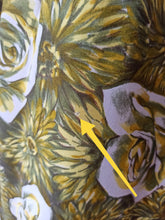 Load image into Gallery viewer, 1950s 1960s - Stunning Green Roseprint Rayon Dress - W30 (76cm)
