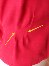 Load image into Gallery viewer, 1950s - Gorgeous Raspberry Red Rayon Blouse - W30.5 (78cm)
