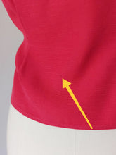 Load image into Gallery viewer, 1950s - Gorgeous Raspberry Red Rayon Blouse - W30.5 (78cm)
