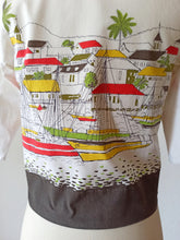 Load image into Gallery viewer, 1950s - JUNIOR TEEN, USA - UltraChic Novelty Cotton Top - Sz XS/S
