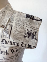 Laden Sie das Bild in den Galerie-Viewer, 1950s -CONNIE, USA - Collectable Feb 1955 Newspaper Top - W30 (76cm)
