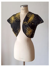 Carica l'immagine nel visualizzatore di Gallery, 1950s - FRANCE - Spectacular Bolero Dress - W28.5 (72cm)
