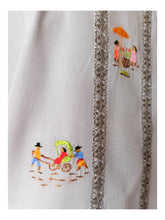 Cargar imagen en el visor de la galería, 1950s - Adorable Embroidered Rayon Blouse - Sz M/L
