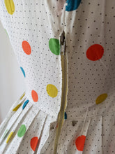 Load image into Gallery viewer, 1950s - BOUSSAC, Paris - Adorable Cotton Dress - W32 (80cm)
