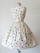 Load image into Gallery viewer, 1950s - BOUSSAC, Paris - Adorable Cotton Dress - W32 (80cm)
