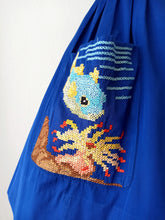 Load image into Gallery viewer, 1950s 1960s - Marvelous Under The Sea Embroidered Dress - W27 (68cm)
