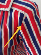 Load image into Gallery viewer, 1950s 1960s - Gorgeous Striped Cotton Dress - W31.5 (80cm)

