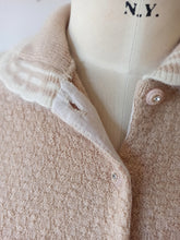 Laden Sie das Bild in den Galerie-Viewer, 1950s - TOBY BERMAN, USA - Adorable Wool Cardigan - Sz S/M
