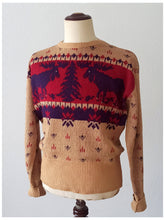 Laden Sie das Bild in den Galerie-Viewer, 1950s 1960s - LAMPLIGHTER, USA - Moose Men's Sweater
