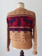 Laden Sie das Bild in den Galerie-Viewer, 1950s 1960s - LAMPLIGHTER, USA - Moose Men's Sweater
