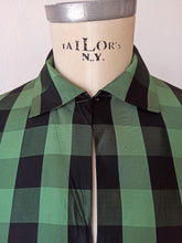 Load image into Gallery viewer, 1940s 1950s - VM, Paris - Stunning Green Plaid Blouse - W30 (76cm)
