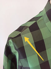 Load image into Gallery viewer, 1940s 1950s - VM, Paris - Stunning Green Plaid Blouse - W30 (76cm)
