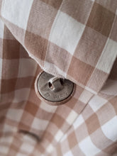Load image into Gallery viewer, 1950s - PARIS - Adorable Dusty Sienna Gingham Dress - W27 (68cm)
