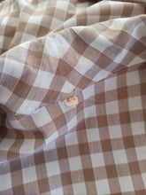 Load image into Gallery viewer, 1950s - PARIS - Adorable Dusty Sienna Gingham Dress - W27 (68cm)
