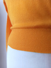 Charger l'image dans la galerie, 1950s - PRINGLE, Scotland - Golden Orange Cashmere Sweater - Sz 36
