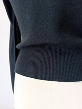Load image into Gallery viewer, 1950s 1960s - PRINGLE, Scotland - Charcoal Grey Cashmere Sweater - Sz 38
