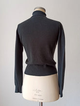 Load image into Gallery viewer, 1950s 1960s - PRINGLE, Scotland - Charcoal Grey Cashmere Sweater - Sz 38
