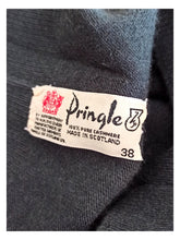 Load image into Gallery viewer, 1950s 1960s - PRINGLE, Scotland - Charcoal Grey Cashmere Sweater - Sz 38
