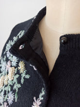 Load image into Gallery viewer, 1950s 1960s - Fabulous Beaded Wool Cardigan - Sz 40
