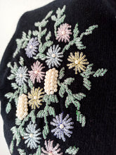 Load image into Gallery viewer, 1950s 1960s - Fabulous Beaded Wool Cardigan - Sz 40
