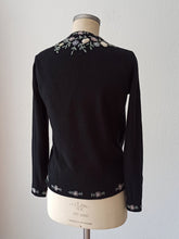 Load image into Gallery viewer, 1950s 1960s - Fabulous Beaded Wool Cardigan - Sz 40
