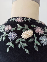 Load image into Gallery viewer, 1950s 1960s - Fabulous Beaded Wool Cardigan - Sz 40
