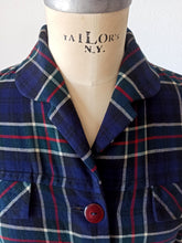 Charger l'image dans la galerie, 1940s - VIYELLA, UK - Gorgeous Tartan Shirtwaister Dress - W27.5 (70cm)
