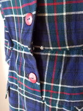 Charger l'image dans la galerie, 1940s - VIYELLA, UK - Gorgeous Tartan Shirtwaister Dress - W27.5 (70cm)
