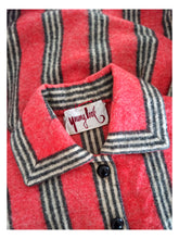 Load image into Gallery viewer, 1950s - Young Look Striped Wool Shirtwaist Dress - W27.5 (70cm)
