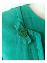 Load image into Gallery viewer, 1940s - RICHARD MARCUS, USA - Delightful Emerald Rayon Dress - W31.5 (80cm)
