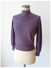 Load image into Gallery viewer, 1950s - DALTON, USA - Glorious Muted Lavender Cashmere Sweater - Sz M
